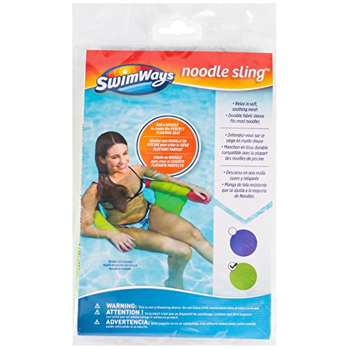 SwimWays Mesh Floating Pool Chair Noodle Slings (4 Pack)