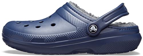 Crocs Classic Lined Clog Navy/Charcoal Men's 3, Women's 5 Medium