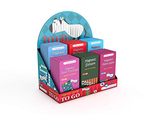 The Purple Cow Magnetic Travel Checkers Game - Board Games for Kids and Adults. Great for Travel.