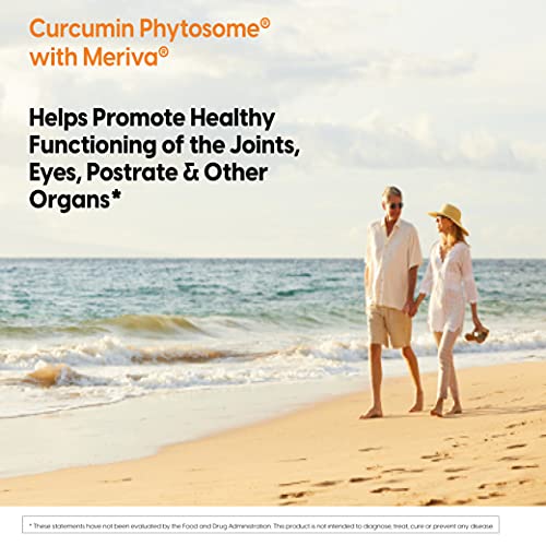 Doctor's Best Curcumin Phytosome with Meriva, Non-GMO, Vegan, Gluten Free, Soy Free, Joint Support, 500 mg 180 Veggie Caps (DRB-00230)