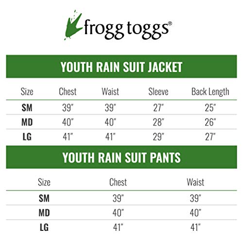FROGG TOGGS boys Youth Polly Woggs Youth Waterproof Breathable Rain Suit, Hivis Green, Medium US
