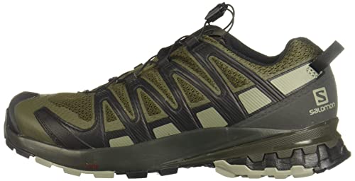 Salomon XA PRO 3D v8 Trail Running Shoes for Men, Grape Leaf/Peat/Shadow, 10.5