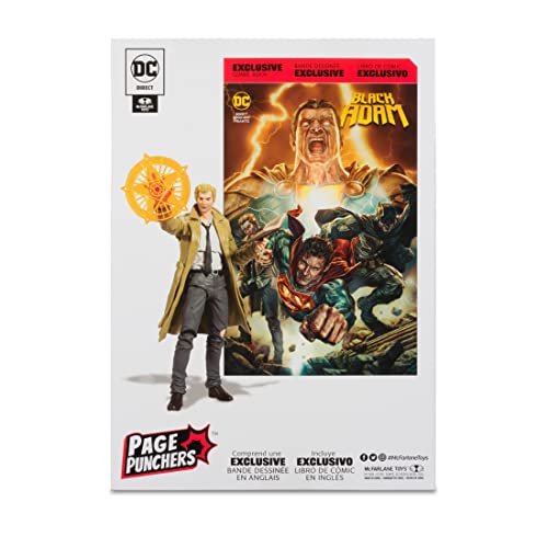 McFarlane Toys DC Direct - Page Punchers - 7' Figure with Comic - Black Adam Wave 1 - John Constantine