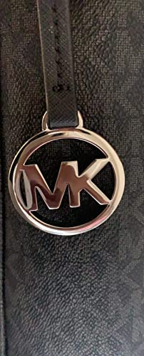 Michael Kors Jet Set Large Messenger Bag Crossbody Black MK Signature