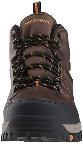 Skechers Men's RELMENT-TRAVEN Hiking Boot, dkbr, 12 Medium US