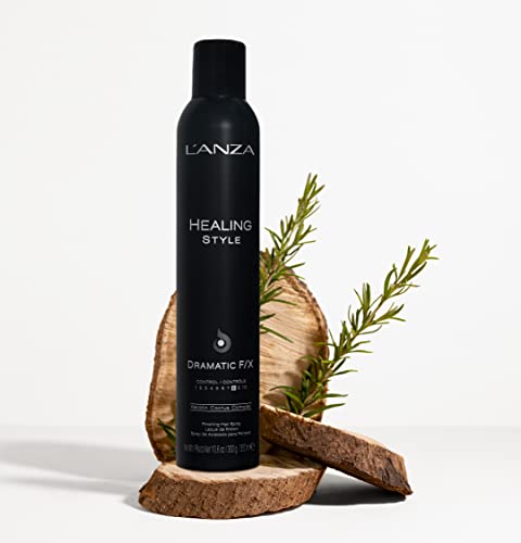 L'ANZA Healing Style Dramatic F/X Hair spray with Strong Hold Effect, Eliminates Frizz, Nourishes, and Restructures the hair while styling, With UV and Heat Protection to prevent damage (10.6 Ounce)