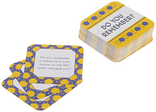After Dinner Amusements: Do You Remember? 50 Questions to Share Memories (Conversation Game for Family and Friends, Gift for Host or Hostess)