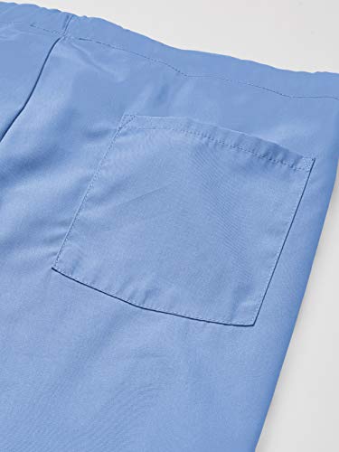 Cherokee Men and Women S Scrubs Set Workwear Originals Top and Pant WW530C, Ciel