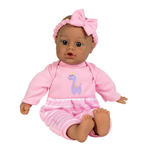 Adora Soft Baby Doll Girl, 11 inch Sweet Baby Dinosaur, Machine Washable (Amazon Exclusive) 1+