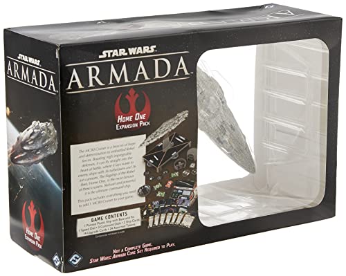 Star Wars Armada Home One EXPANSION PACK | Miniatures Battle Game | Strategy Game for Adults and Teens | Ages 14+ | 2 Players | Avg. Playtime 2 Hours | Made by Fantasy Flight Games