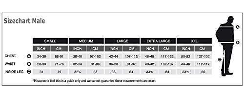 Smiffys Men's L-US Size 42'-44' Male Dark Gladiator Costume, Black