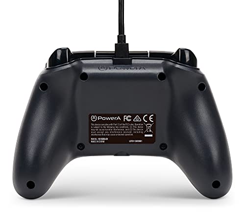PowerA Wired Controller for Xbox Series X|S - Black, gamepad, video game controller, gaming controller, works with Xbox One and Windows 10/11