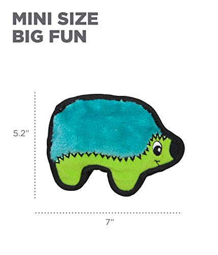 Outward Hound Invincibles Mini Hedgehog Plush Dog Toy, XS