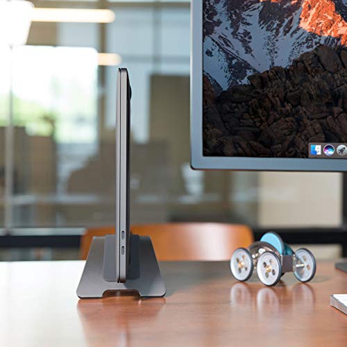 Twelve South BookArc for Computers | Space-Saving Vertical Stand to Organize Work and Home Office for Apple Computers, Now Compatible with M1 Devices* (Space Grey)