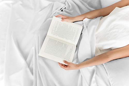 Queen Size Sheet Set - Breathable and Cooling - Hotel Luxury Bed Sheets - Extra Soft - Deep Pockets - Easy Fit - 4 Piece Set - Wrinkle Free - Comfy – White – 4 PC
