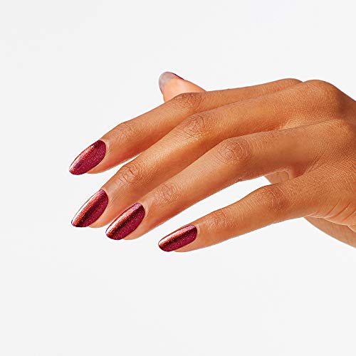 OPI Nail Lacquer, I’m Really an Actress, Red Nail Polish, Hollywood Collection, 0.5 fl oz