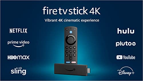 Fire TV Stick 4K, brilliant 4K streaming quality, TV and smart home controls, free and live TV