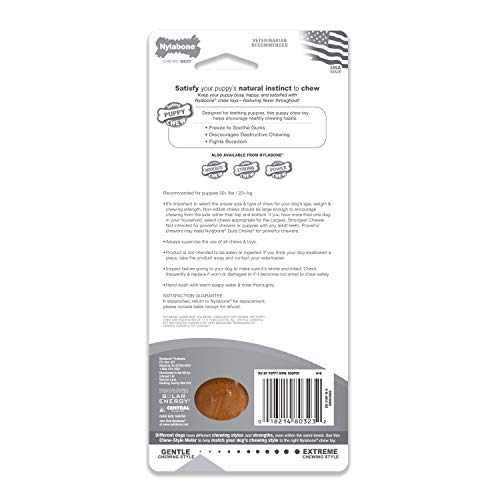 Nylabone Just for Puppies Teething Chew Toy Chicken X-Large/Souper (1 Count)