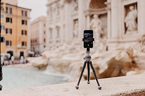 JOBY PodZilla Large Kit, Flexible Tripod with GripTight 360 Phone Mount, Phone Tripod from The Creators of GorillaPod, Compatible with iPhone, Smartphones, Action Cameras or Devices up to 2.5Kg, Grey