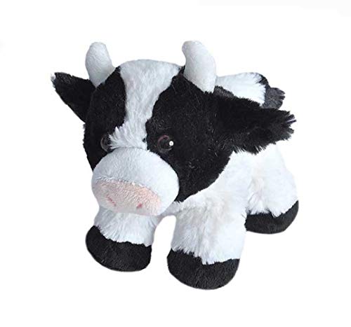 Wild Republic Cow Plush, Stuffed Animal, Plush Toy, Gifts for Kids, Hug’Ems 7 inches