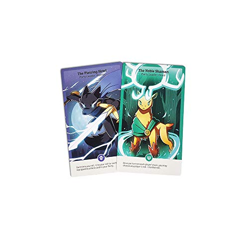 TeeTurtle Here to Slay Warriors and Druids Expansion Pack - Designed to be Added to Your Here to Slay Base Game,Black