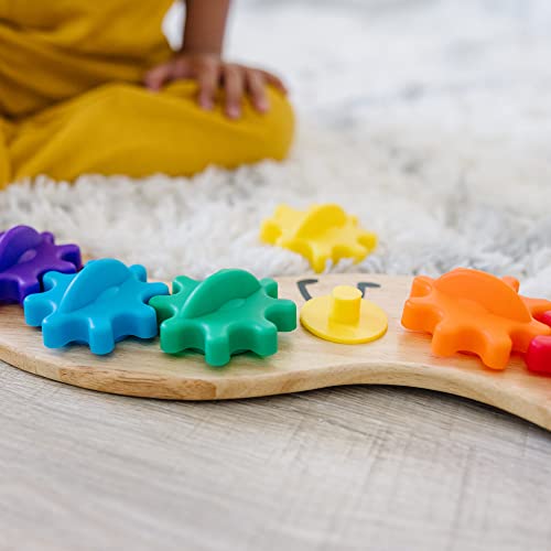 Melissa and Doug Rainbow Caterpillar Gear Toy With 6 Interchangeable Gears - For Toddlers And Babies