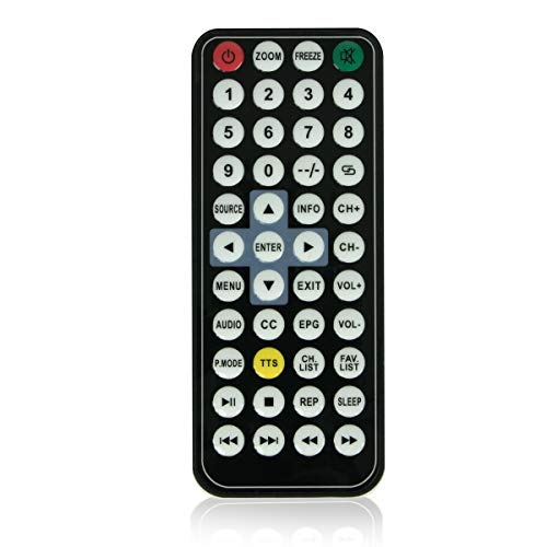 Tyler 9' Portable TV LCD Monitor Rechargeable Battery Powered Wireless Capability HD-TV, USB, SD Card, AC/DC, Remote Control Built in Stand Small for Car Kids Travel