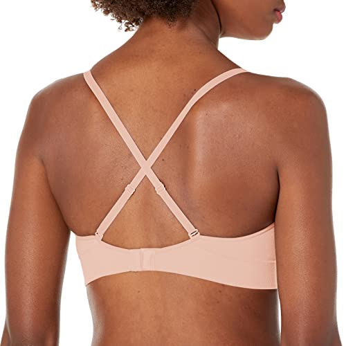Maidenform Women's Feel Good Seamless Wireless Bralette DM2303, Sandshell, Large