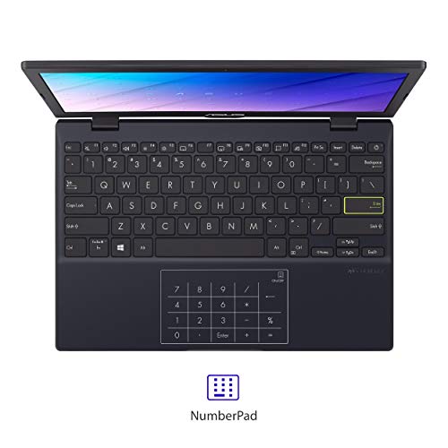 ASUS Vivobook Laptop L210 11.6' Ultra Thin Laptop, Intel Celeron N4020 Processor, 4GB RAM, 128GB eMMC Storage, Windows 11 Home in S Mode with One Year of Office 365 Personal, L210MA-DS04