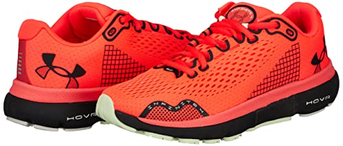 Under Armour mens Hovr Infinite 4 Running Shoe, (601) Bolt Red/Black/Black, 9.5 US