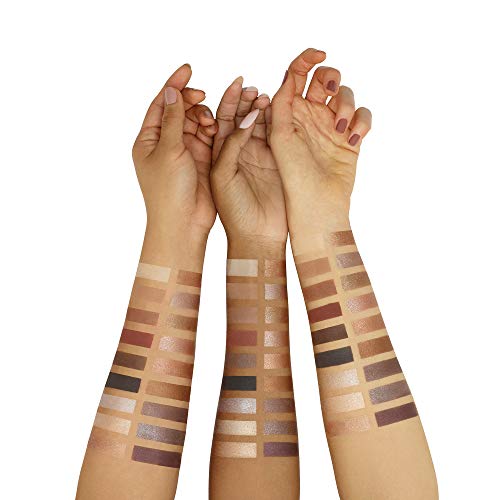 LORAC PRO Matte and Shimmer Eyeshadow Palette, Noir | Glitter | Mirror Compact | Cruelty Free, Gluten Free, Vegan