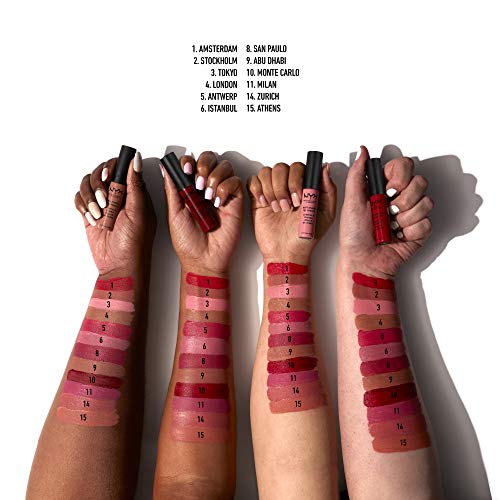 NYX PROFESSIONAL MAKEUP Soft Matte Lip Cream, Lightweight Liquid Lipstick - Zurich (Matte Muted Rose)