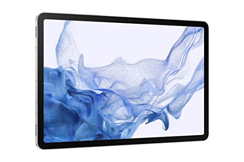 SAMSUNG Galaxy Tab S8 Android Tablet, 11” LCD Screen, 128GB Storage, Qualcomm Snapdragon, S Pen Included, All-Day Battery Ultra Wide Camera, DeX Productivity, Silver