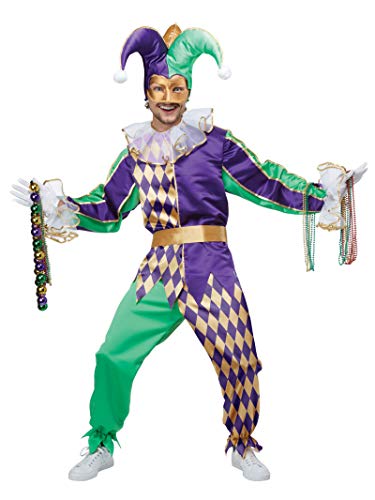 Men's Mardi Gras Jester Costume X-Large