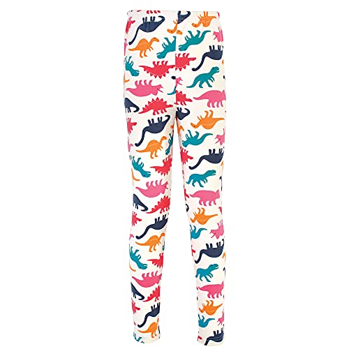 Touched by Nature Girls' and Women Organic Cotton Leggings, Dinosaurs, 12-18 Months