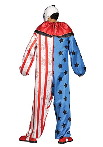 Fun World Evil Clown Men's Costume Standard Multi