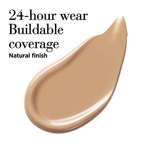 Elizabeth Arden Flawless Finish Skincaring Foundation with Hyaluronic Acid, Vitamin C and E, 260N (Medium skin with neutral cool undertones), 1 fl. oz.