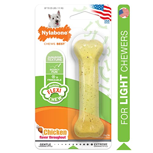 Nylabone Flex Moderate Chew Dog Toy Chicken Small/Regular (1 Count)