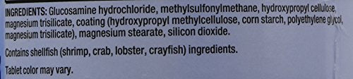 Kirkland Signature Extra Strength Glucosamine HCI 1500mg With MSM 1500 mg 375 Tablets (Pack of 2)