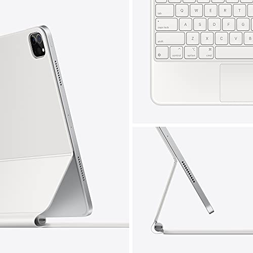 Apple Magic Keyboard: iPad Keyboard and case for iPad Pro 12.9‑inch (3rd, 4th, 5th and 6th Generation), Great Typing Experience, Built-in trackpad, US English - White