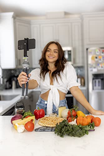 JOBY PodZilla Large Kit, Flexible Tripod with GripTight 360 Phone Mount, Phone Tripod from The Creators of GorillaPod, Compatible with iPhone, Smartphones, Action Cameras or Devices up to 2.5Kg, Grey