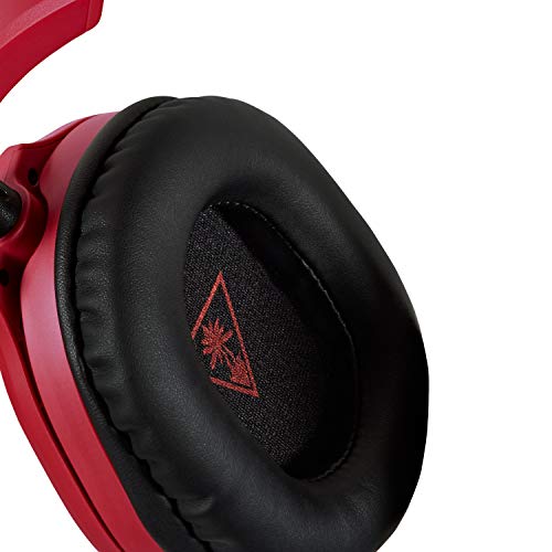 Turtle Beach Recon 70 PlayStation Gaming Headset for PS5, PS4, Xbox Series X, Xbox Series S, Xbox One, Nintendo Switch, Mobile, and PC with 3.5mm - Flip-to-Mute Mic, 40mm Speakers, 3D Audio – Red