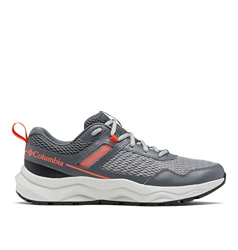 12 Columbia Men's Plateau Hiking Shoe, Monument/Red Quartz