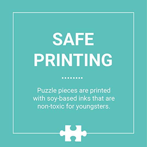 Mudpuppy Outer Space Glow-in-the-Dark Puzzle, 100 Pieces, 18”x12”, Made for Kids Age 5+, Illustrations of Planets, Stars, Spaceships and More, Award-Winning Glow in the Dark Puzzle
