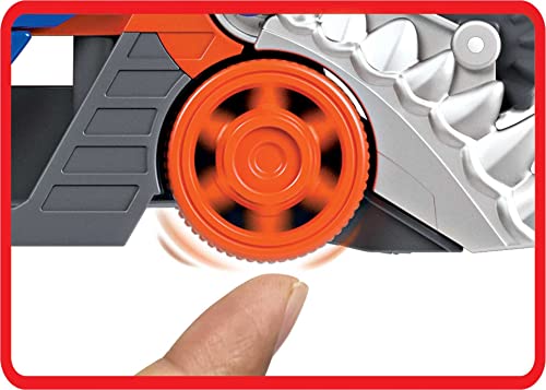 Hot Wheels Toy Car Shark Chomp Transporter and 1:64 Scale Car, Connects to Hot Wheels Track and Stores 5 Scale Vehicles