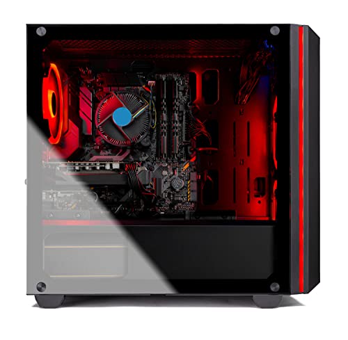 Skytech Chronos Mini Gaming PC Desktop – Intel Core-i5 10400F 2.9GHz, GTX 1660 Ti, 500GB SSD, 16G DDR4 3000, AC Wi-Fi, Windows 10 Home 64-bit
