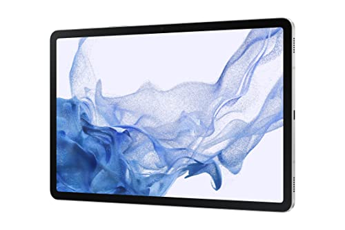 SAMSUNG Galaxy Tab S8 Android Tablet, 11” LCD Screen, 128GB Storage, Qualcomm Snapdragon, S Pen Included, All-Day Battery Ultra Wide Camera, DeX Productivity, Silver