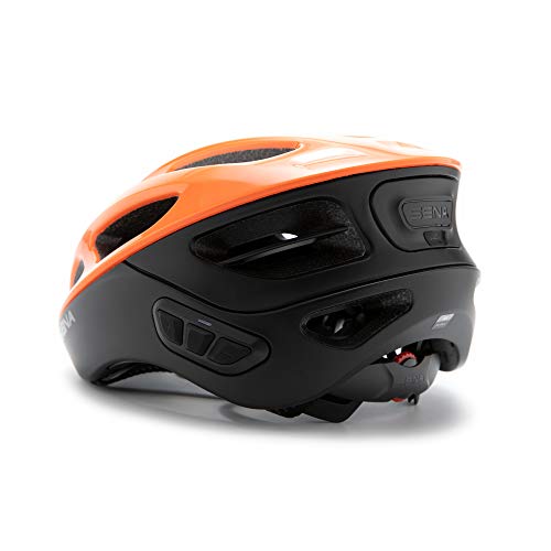 Sena R1 Smart Communications Helmet (Electric Tangerine, Small)