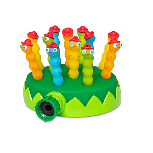 Melissa and Doug Sunny Patch Splash Patrol Sprinkler Toy With Hose Attachment