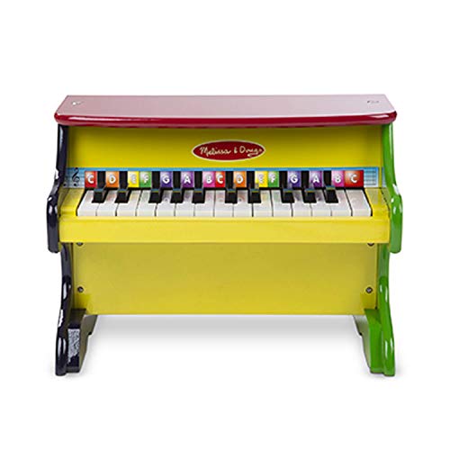 Melissa and Doug Learn-To-Play Piano With 25 Keys and Color-Coded Songbook - Toy Piano For Baby, Kids Piano Toy, Toddler Piano Toys For Ages 3+
